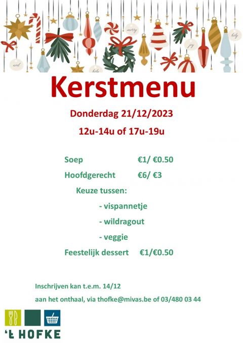 Kerstmenu
