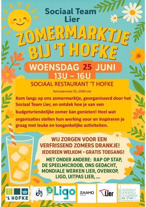 Affiche Zomermarktje